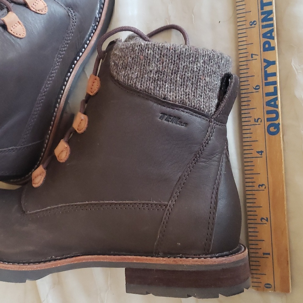 LL BEAN East Point Leather Chelsea Ankle Boots Waterproof TEK2.5 Brown Size 9. - Picture 14 of 14